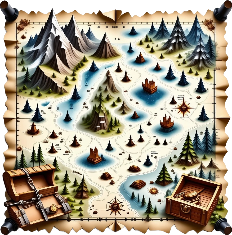 Treasure Hunt Map